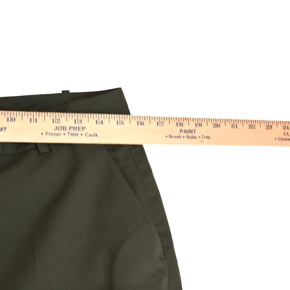 ZARA Green Straight Leg Trousers Size 30 Waist (L) Tailored Workwear - Picture 7 of 9